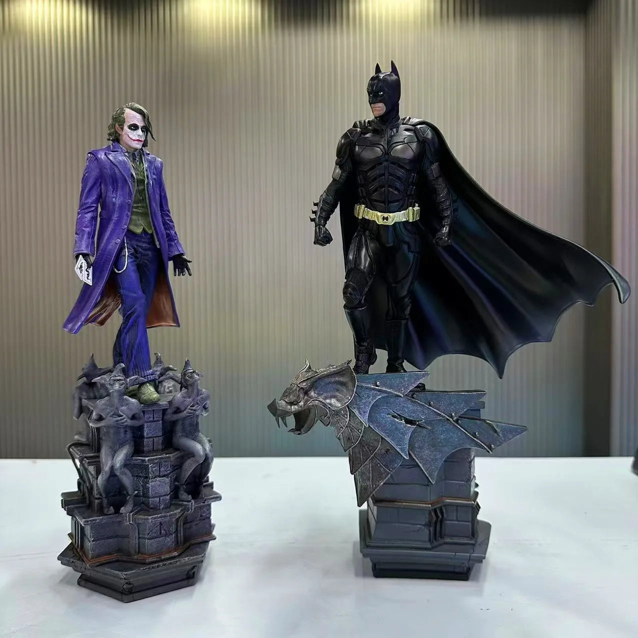 Dark Knight Batman DC Brazilian Factory Heath Ledger Joker 1/10 Scale Resin GK Statue Model Collectible Toy Action Figure