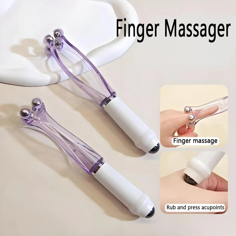 Handheld Finger Joint Acupoint Massager Rollers Hand Acupuncture Points Massagei Relaxation Blood Circulation Massage Tool SB4
