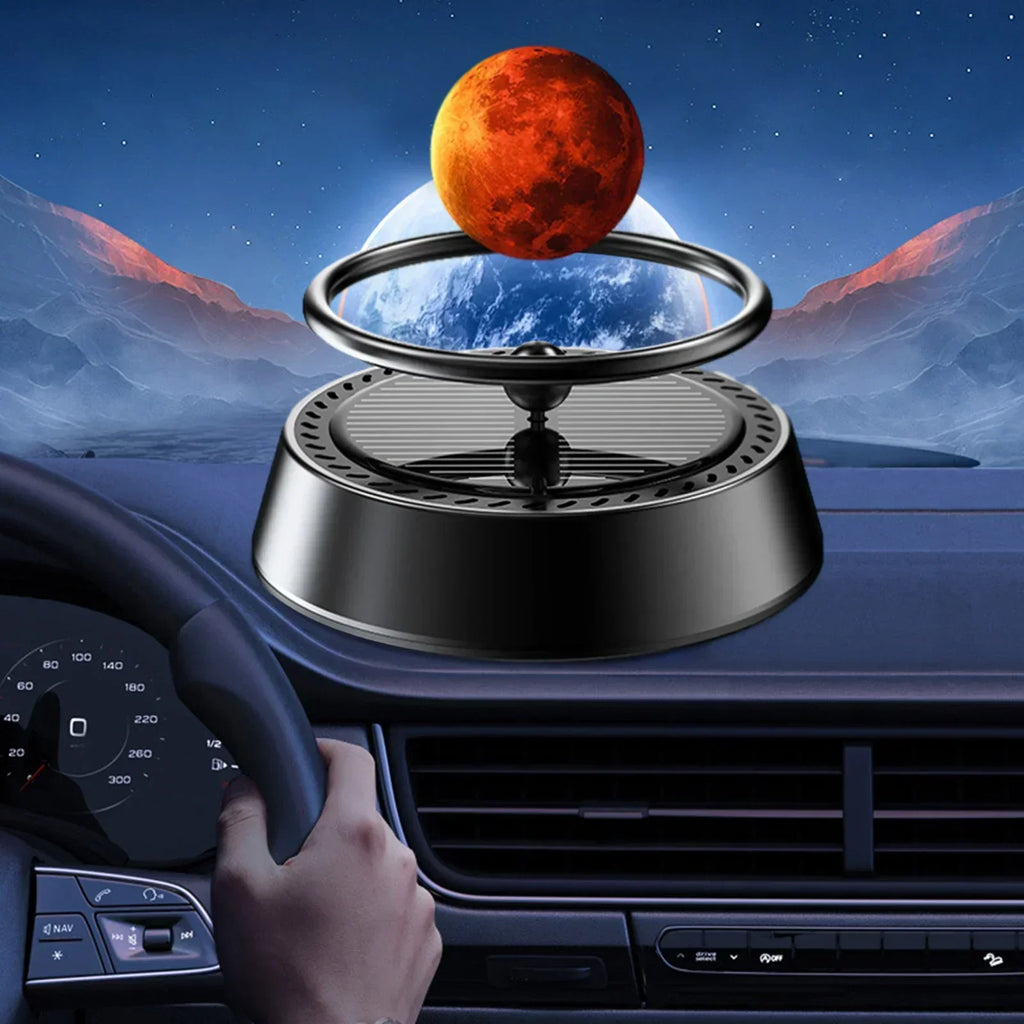 Car Air Freshener Jupiter Eearth Planet Auto Dashboard Aromatherapy Car Vehicle Interior Rotating Perfume Air Diffuser Decor