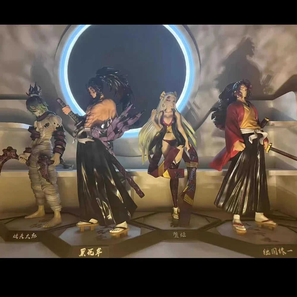 Anime Action Figure Demon Slayer Figures Daki Kokushibo Yoriichi Tsugikuni Douma Inosuke Kimetsu No Yaiba Figure Model Toy Gifts