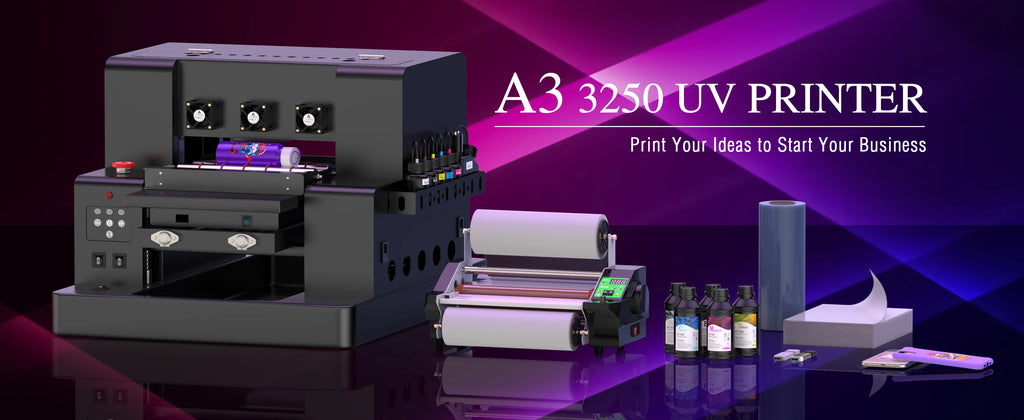 A3 UV Printer L805 UV Flatbed Printing Machine A3 UV DTF Sticker Printer For Bottle Wood Pen Metal A4 UV Sticker Printer
