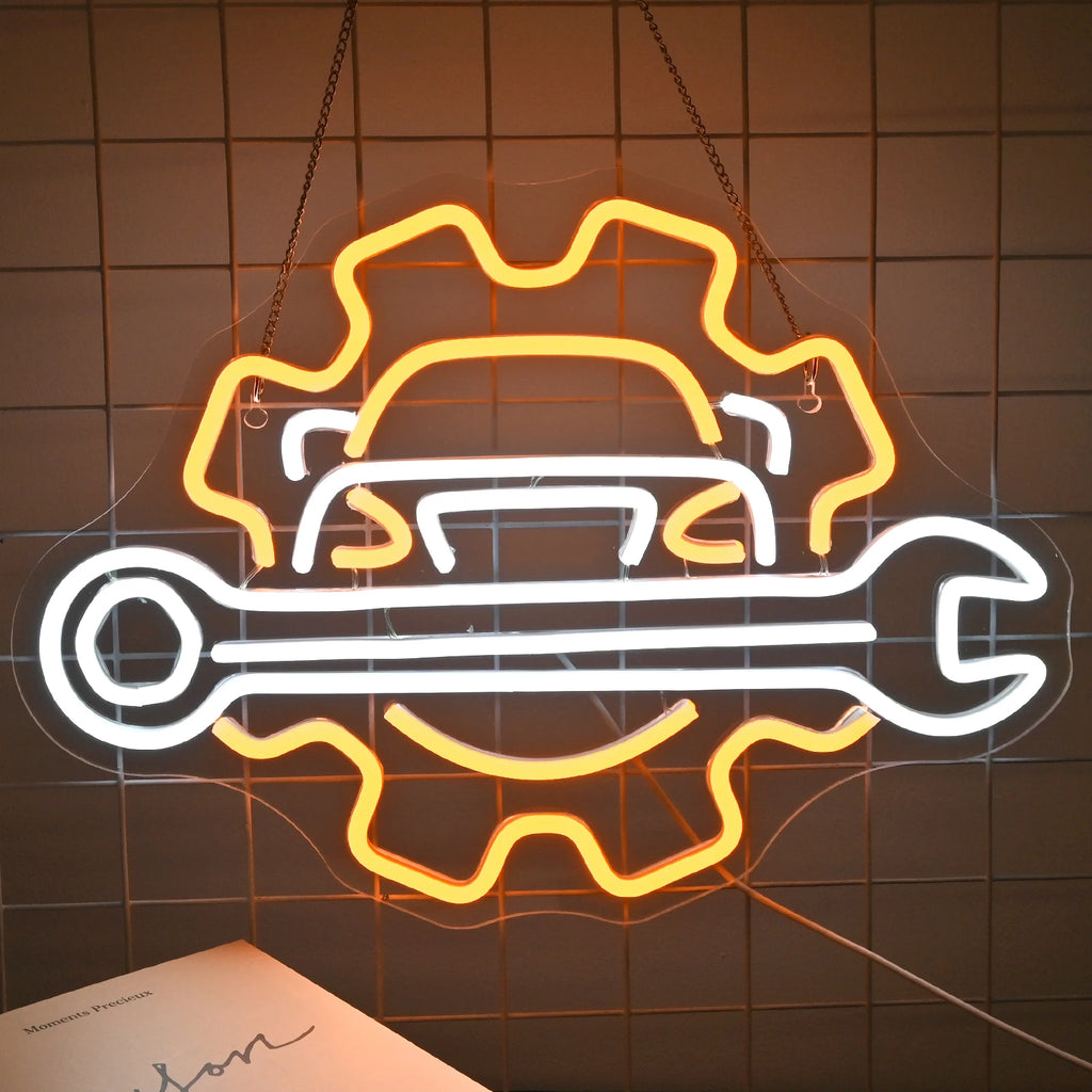 Check Engine Neon Sign Led Light Auto Room Garage Repair Shop Wall Decor Bar Party Club Luminous Atmosphere Lamp USB Power