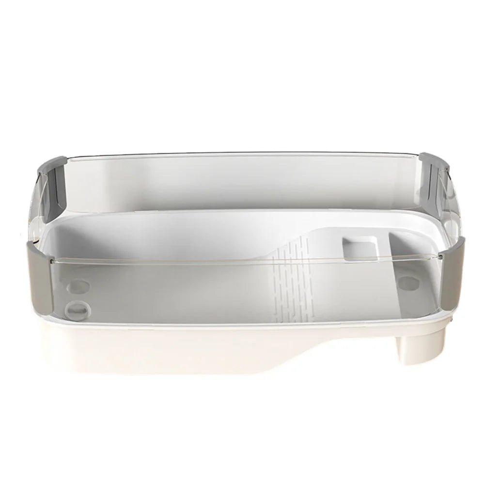 Turtle Tank Aquarium Terrapin Terrarium Turtle Habitat Full View Visually Tortoise Aquarium Habitat With Multi-Function Sun Deck