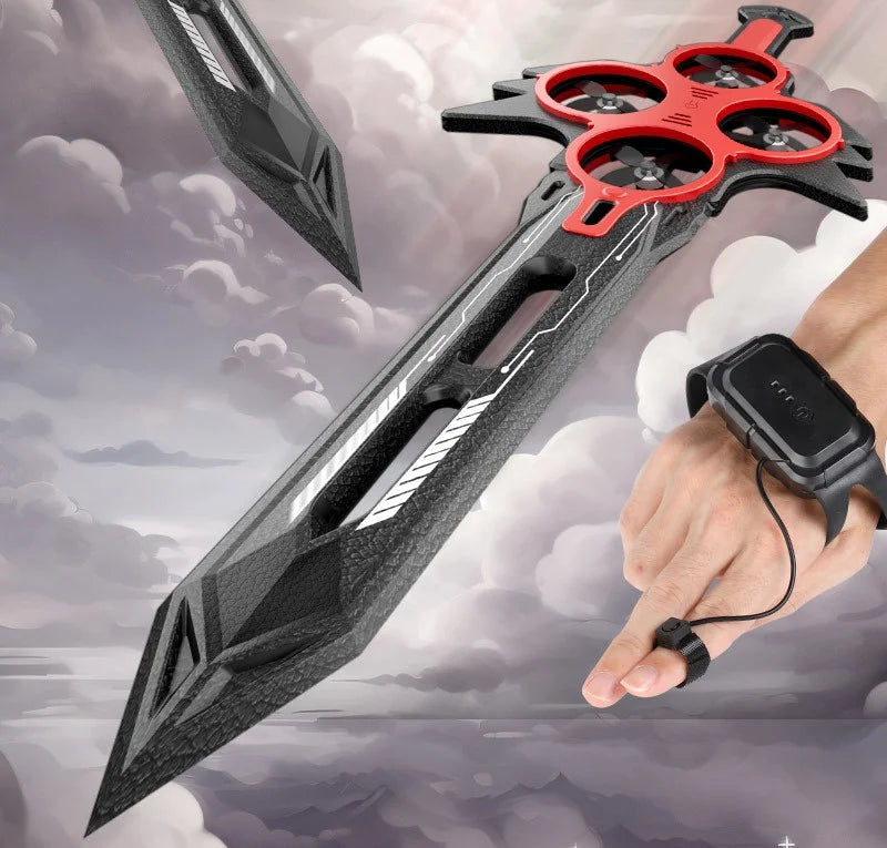 Hand-Gesture Controlled Flying Sword Toy Drone Sword Shaped Remote Control Rc Airplane For Kids Adults 360° Flip Durable Boy toy