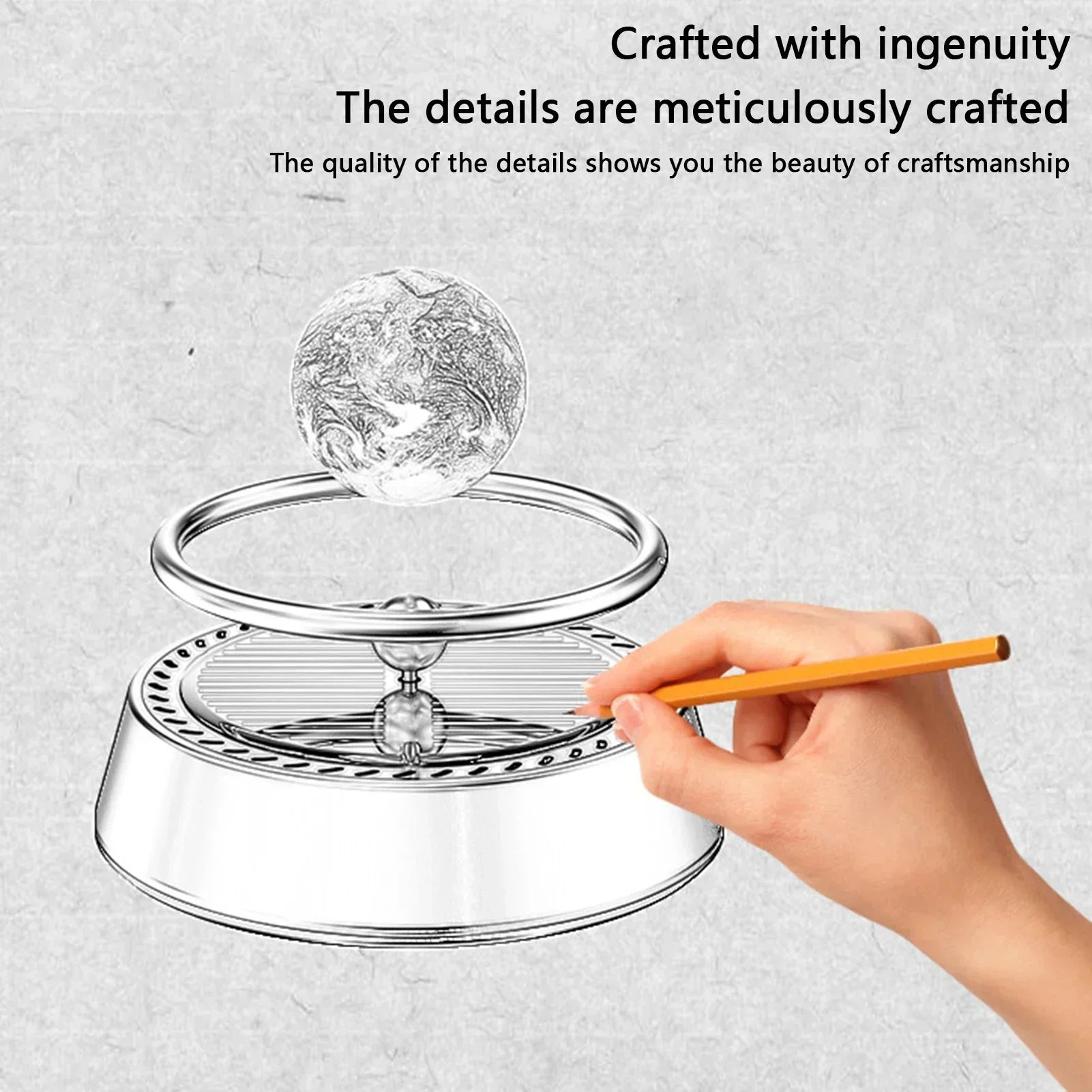 Car Air Freshener Jupiter Eearth Planet Auto Dashboard Aromatherapy Car Vehicle Interior Rotating Perfume Air Diffuser Decor