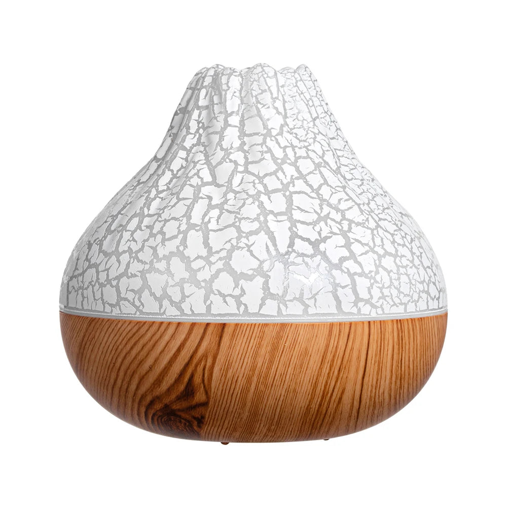 Volcano Air Humidifier Snow Mountain Essential Oils Diffuser Large Capacity Water Tank USB Aroma Diffuser Colorful Night Lights