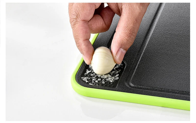 Double-side Cutting Board With Defrosting Function Chopping Board Kitchen Grinding Cutting Board With Knife Sharpener