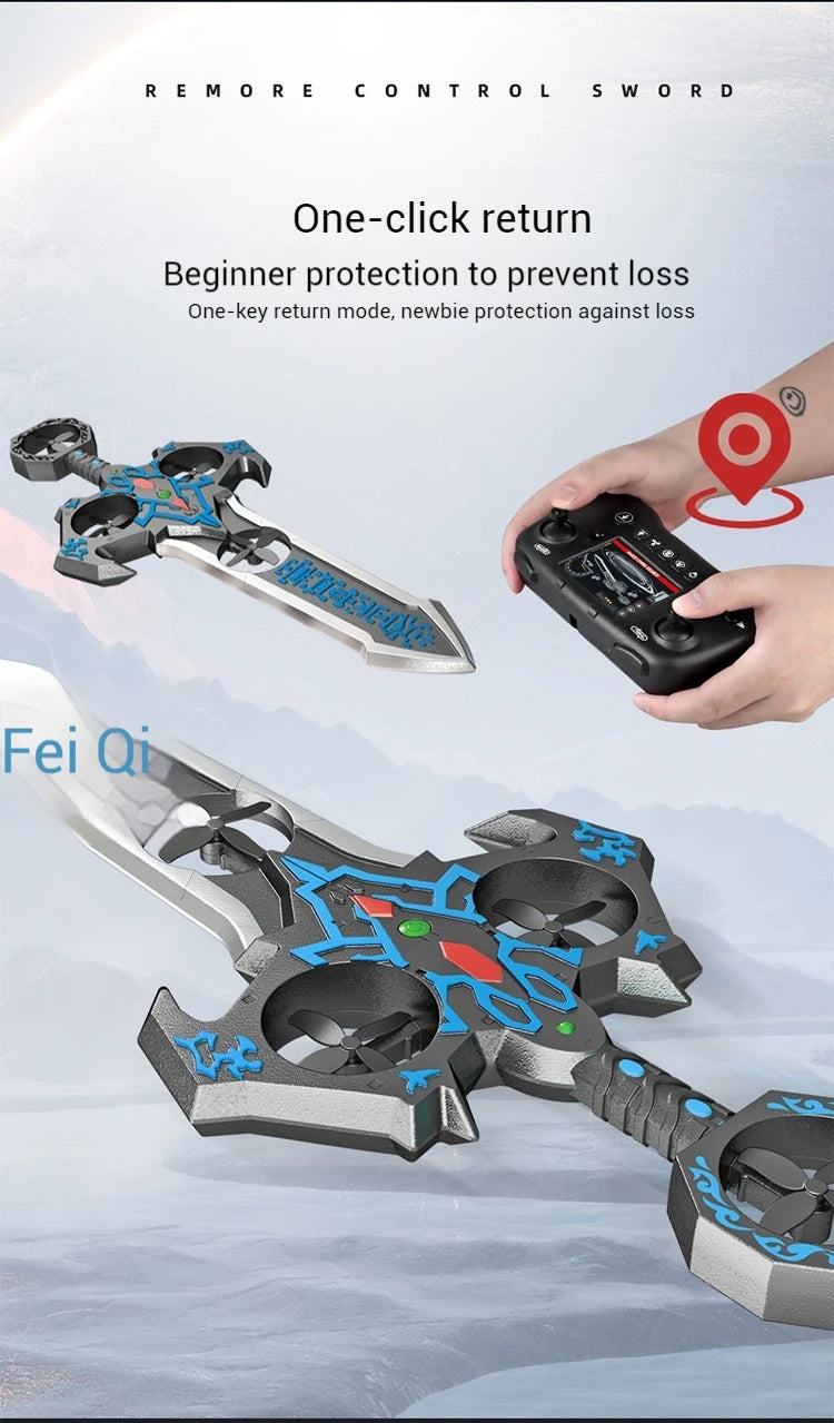 73cm RC Sword Toy with Gesture Sensing Remote Control Foam Flying Vehicle Cool Children's Play Tool Remote Control Flying Sword