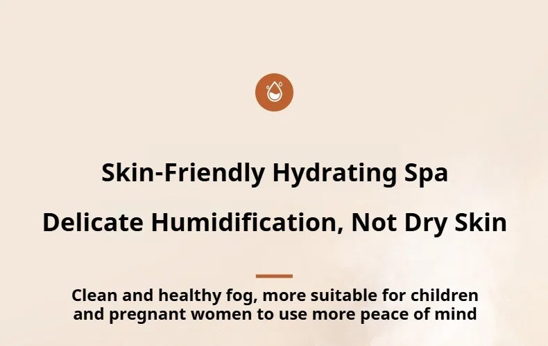 MSS 2-in-1 Air Purifier Cool Mist Humidifier - Double Nozzle & Night Light, Ideal for Bedroom, Living Room & Office Desktop