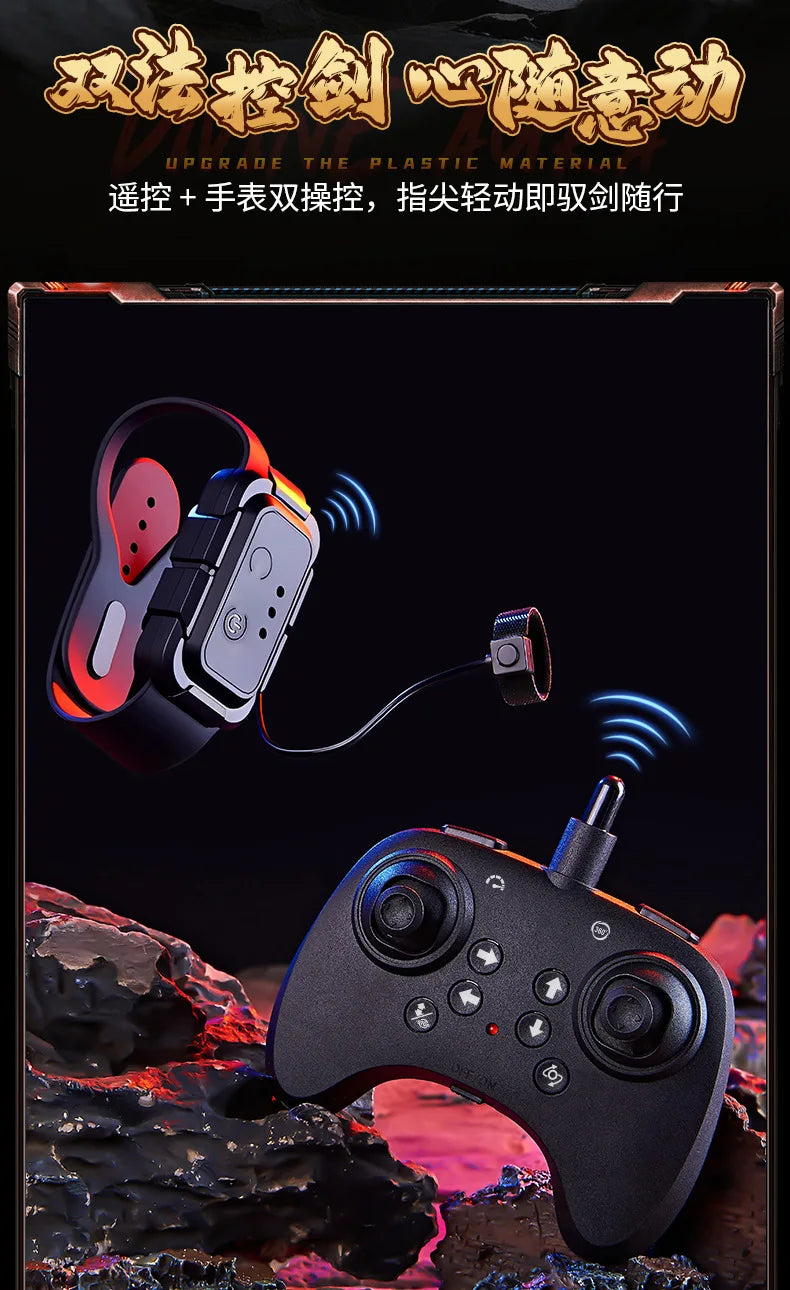 Hot Gesture Remote Control Flying Sword Flying Aircraft Flying Sword Stunt Aircraft Rolling One Key Lift Boy Christmas Toy Gift