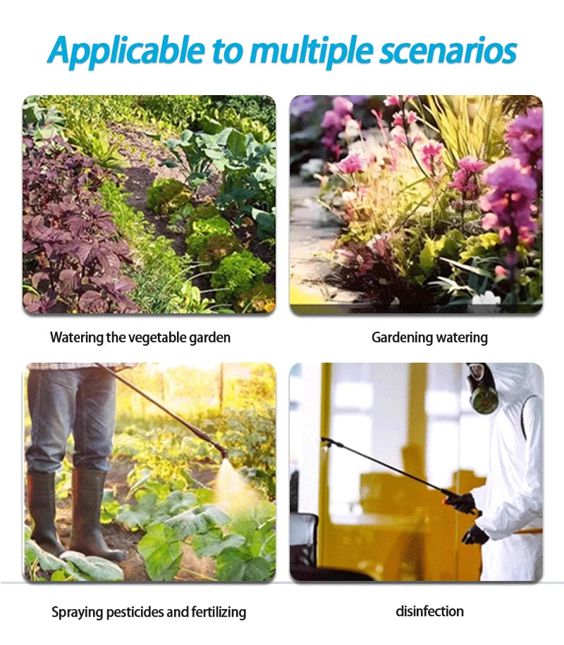 5L High Pressure Backpack Sprayer Electric Disinfection Pesticide Pump for Agriculture Lawn Garden Spray Ulv Ulv Spray