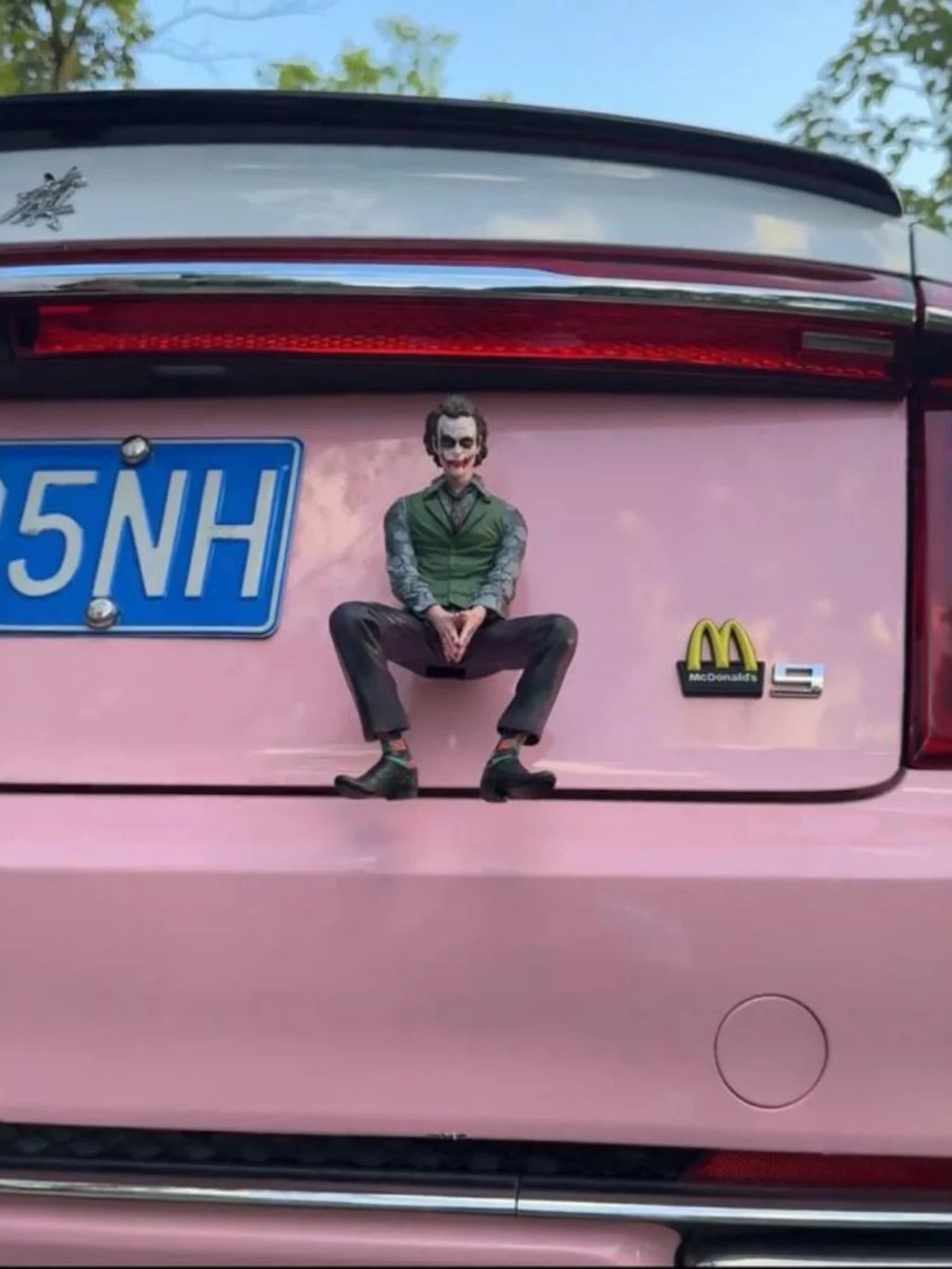 Anime Joker Car Interior Decorate Accessories Rear of Car Ornaments Center Console Accessories Cartoon Movie Gifts Doll Kid Toys