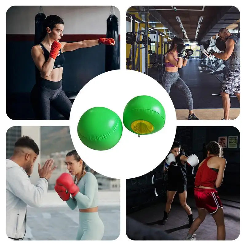 Inflatable Boxing Gloves PVC Boxing Exercise Gloves Interactive Boxing Glove Balloons Workout Punching Mittens 1 Pair