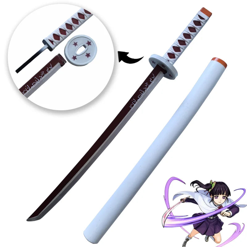 Demon Slayer Katana Original Assembled Anime Sword Cosplay Props Orange  Tomioka Giyuu Kamado Tanjirou  Swords 72cm