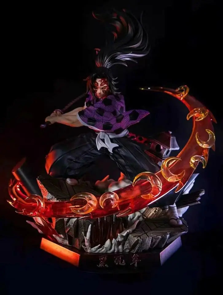 28cm Demon Slayer Kokushibou Tsugikuni Michikatsu Juuni Kitsuki one Action figure toys collection doll Christmas gift with box