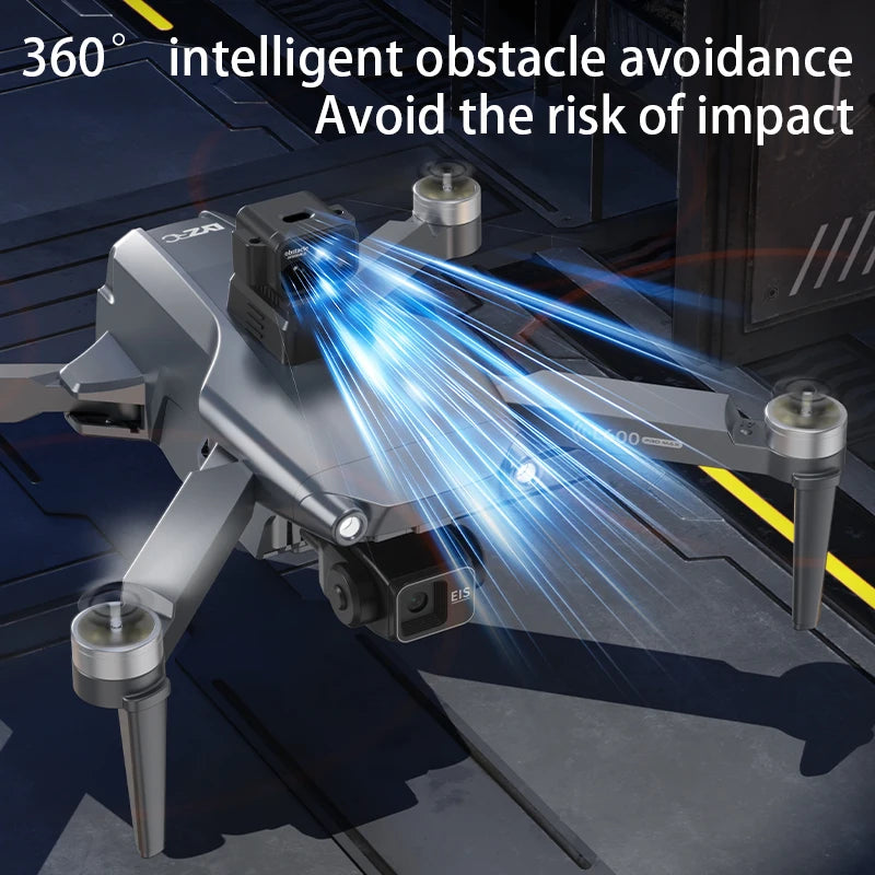 L600 Pro MAX Drone 4K Professional HD Camera 3-Axis Gimbal GPS Security Dron Obstacle Avoidance WIFI FPV UVA RC Quadcopter Toys