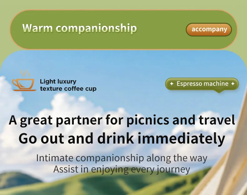 2-in-1 Wireless Electric Espresso Coffee Machine for Car & Home Camping Portable Coffee MakerCapsule Powder Travel Coffee Maker