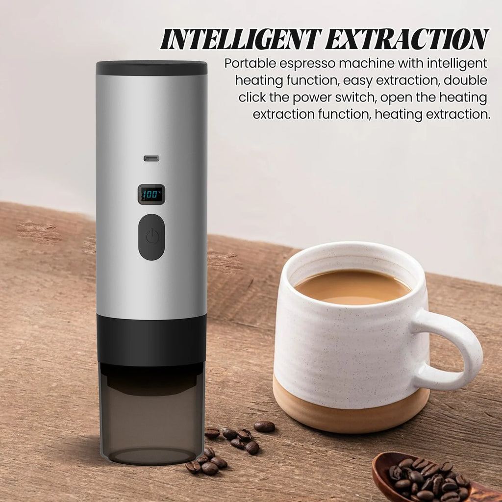 Portable 3-in-1 Coffee Maker, 20Bar USB Espresso Machine for Travel Car Home, Fast Heating Compact Design
