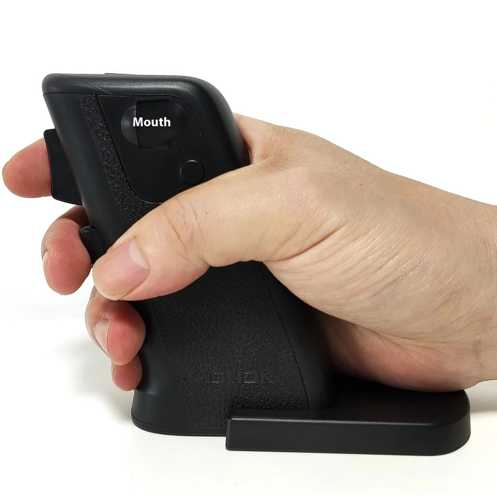 Gun Mouse For Shooting Games Custom Black White Wireless Dual-Mode Vertical Gaming Mouse Born For Fps