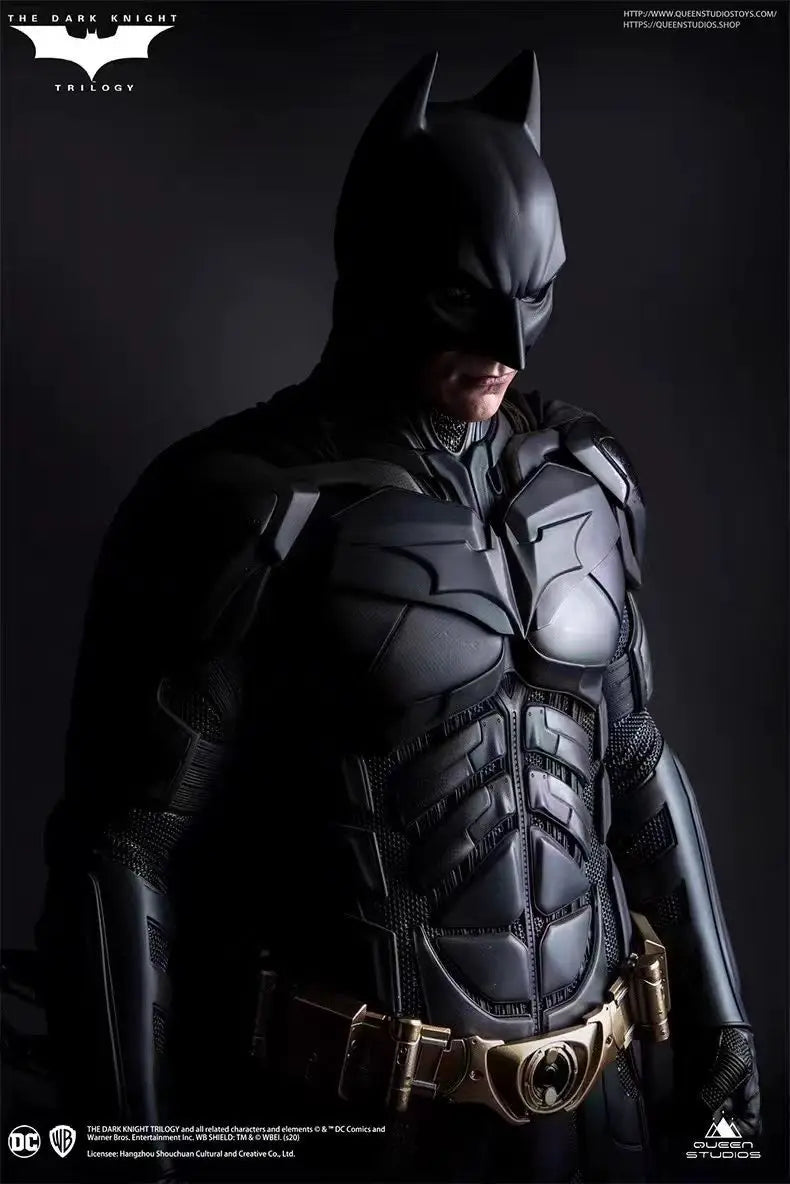 68cm Oversized Dark Knight Batman 1/3 Bell Edition Batman Statue Model Handmade Collection Gift Living Room High-Grade Ornaments