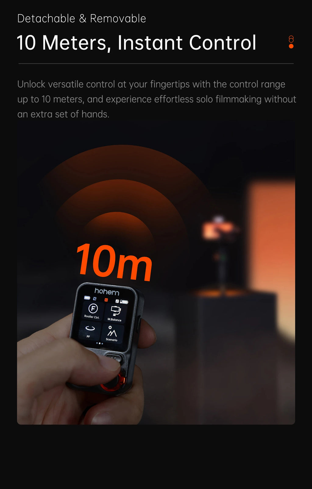 Hohem iSteady  M6 3-Axis Handheld Stabilizer hohem m7 Gimbal for Smartphone w Magnetic Fill Light Face Tracking pk weebill m7