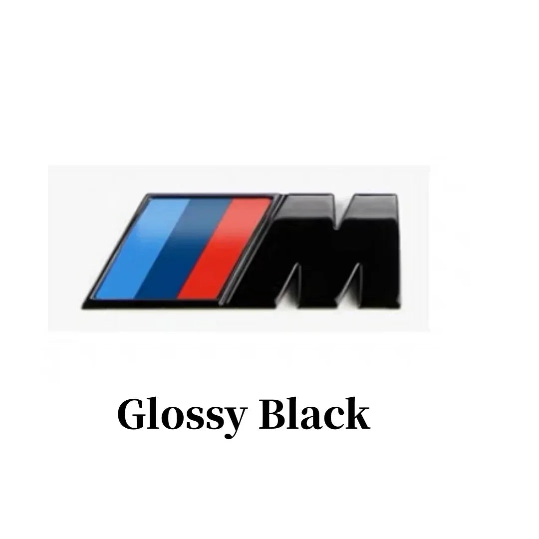 BMW M Tri-Color Emblem Badge for 1/3/5/7 Series X1 X3 X5 X6 Waterproof Fender & Trunk 3D Logo Sticker M Sport Car Accessories