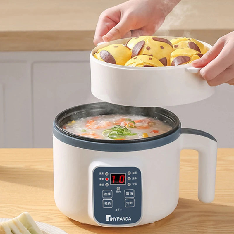 Mini Electric Rice Cooker Single Double Layer  Intelligent Automatic Home Kitchen Cooker 1-2 People MultiCooker Steamed Rice Pot