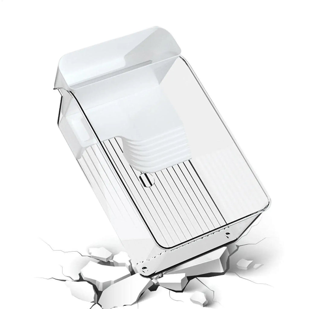 Turtle Tank with Basking Area Transparent Reptile Terrarium Habitat for Pet Turtles Hermit Crabs Tortoise Aquatic Amphibians