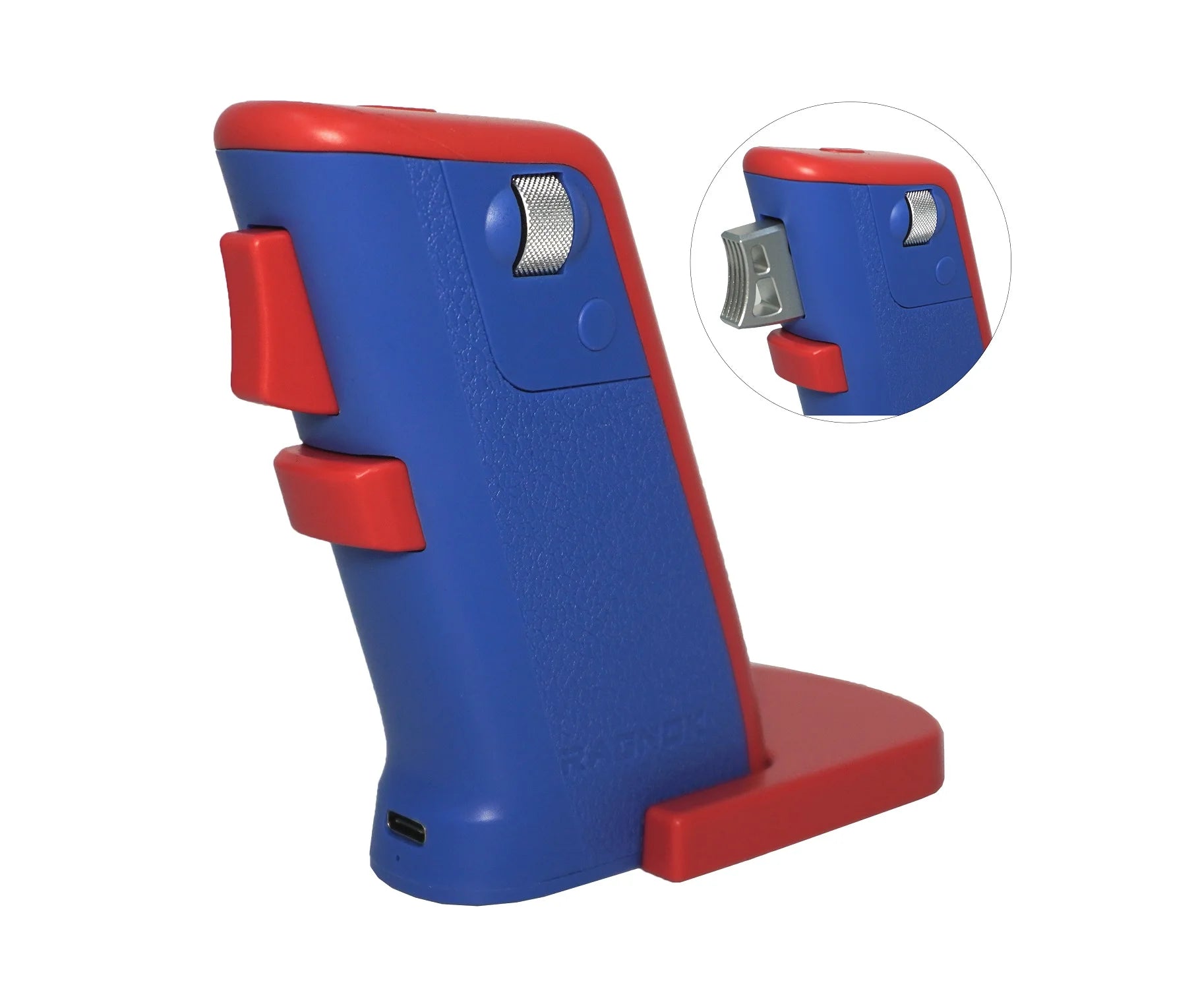 Gun Mouse For Shooting Games Custom Black White Wireless Dual-Mode Vertical Gaming Mouse Born For Fps