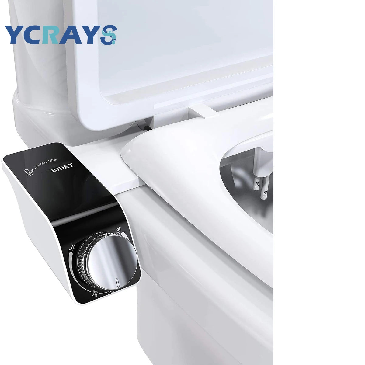 Bidet Toilet Seat Attachment Non-Electric Self-Cleaning Dual Nozzles Wash Hot Cold Mixer Water Lady Bathroom Accessories Sprayer