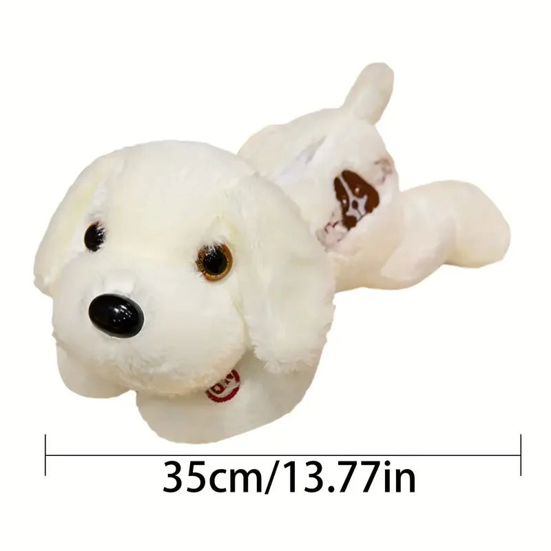 Luminous Dog Plush Toy Cute Cartoon Stuffed Soft Lying Animal Doll Anti Stress Home Decor Toys Gift Birthday Party Toys Kids