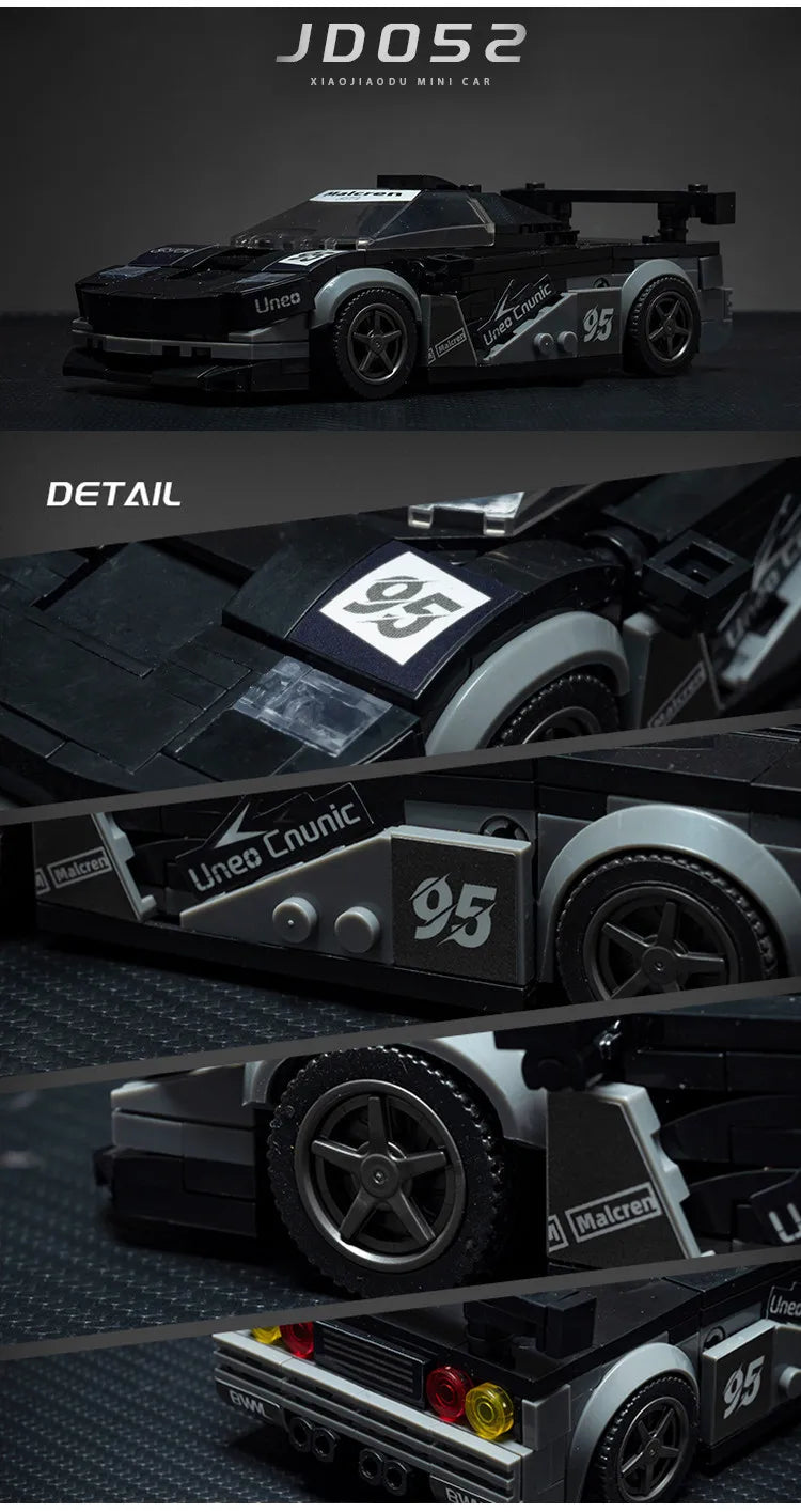 11 Types Speed Champions Car Hypercar Building Blocks MOC Construction Bricks Famous Sport Vehicle Toys Gift For Children Kids