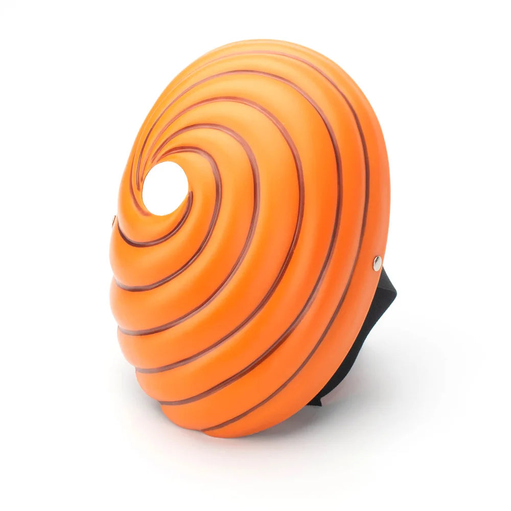 Anime Ninja Cosplay Uchiha Mask Tobi Obito Akatsuki Ninja Madara Cosplay Costume Props Halloween Party Mask Headgear Cos Obito