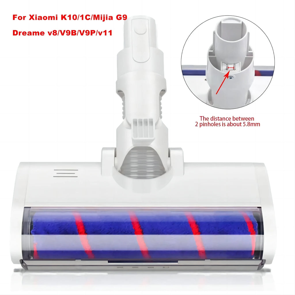 Electric Brush Head for Xiaomi K10/G10 Xiaomi 1C Xiaomi Dreame V8/V9B/V9P/V11/G9 Carpet brush Vacuum Cleaner Parts