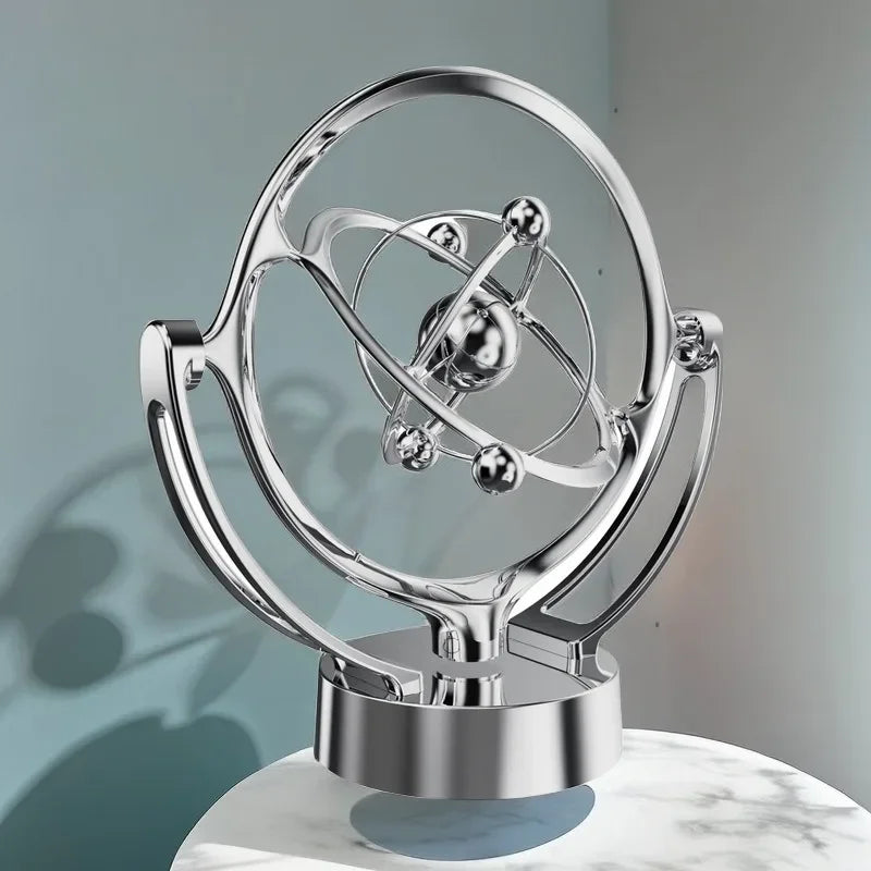 Rotating Magnetic Wobbler Earth Perpetual Motion Desktop Model Celestial Orbit USB Decor Ornament Unique Planetarium Track Gift