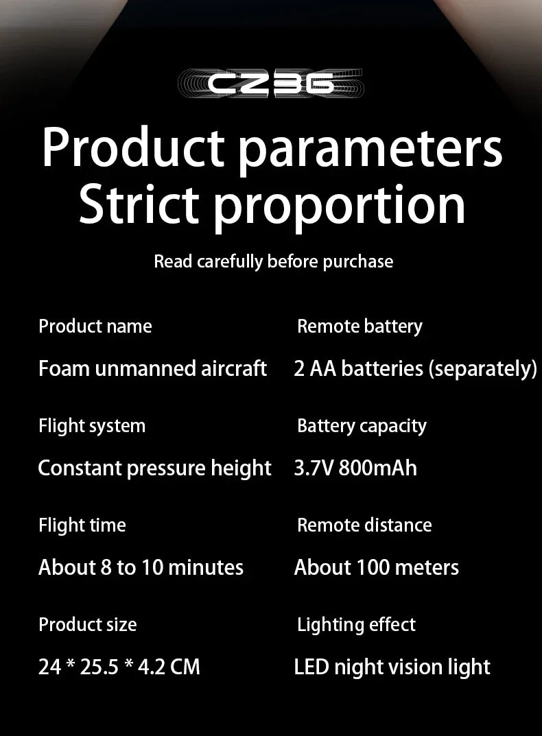RC Aircraft EPP Foam Stunt Glider Electric Fighter Remote Control Airplane Fall Resistant Plane Toys for Boys Kids CZ01 CZ63