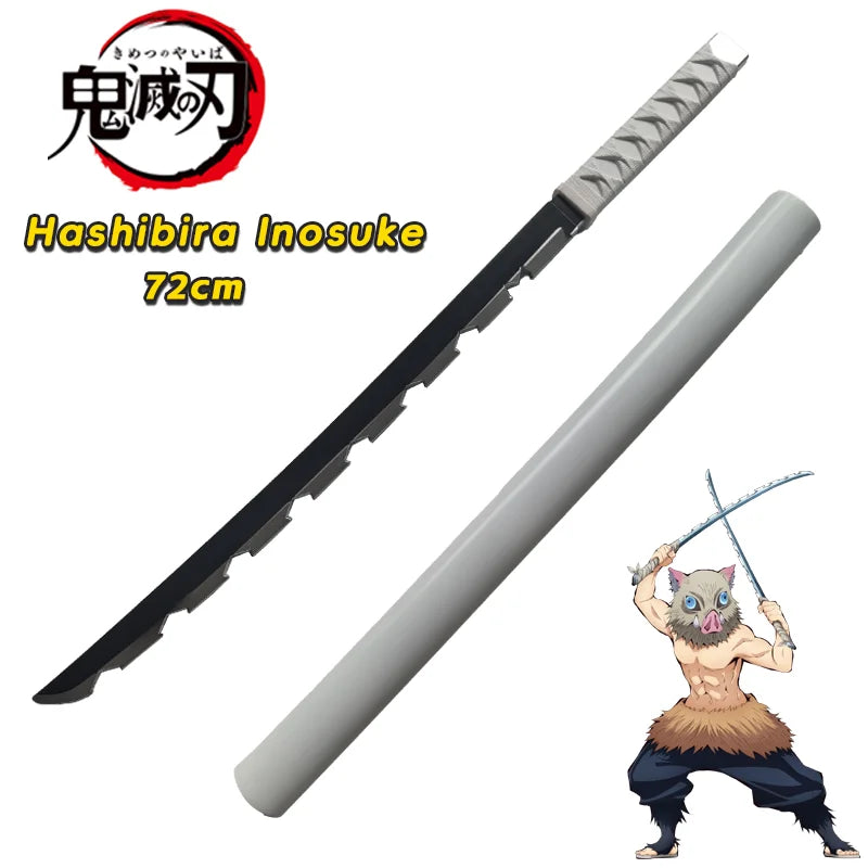 Demon Slayer Katana Original Assembled Anime Sword Cosplay Props Orange  Tomioka Giyuu Kamado Tanjirou  Swords 72cm