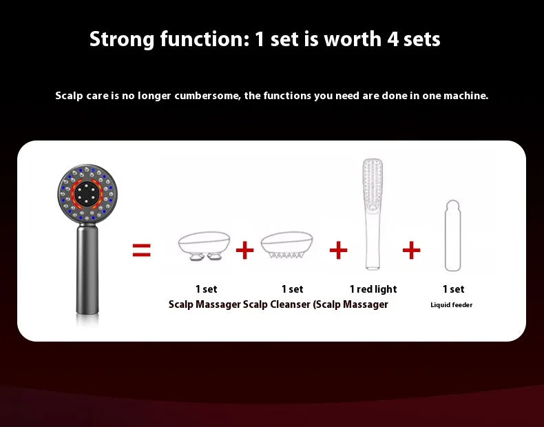 Scalp Massaging BrushShiatsu Hair Scalp Massager Electric Massager for Scalp & Hair Handheld Portable Massager Deep Muscle Relax