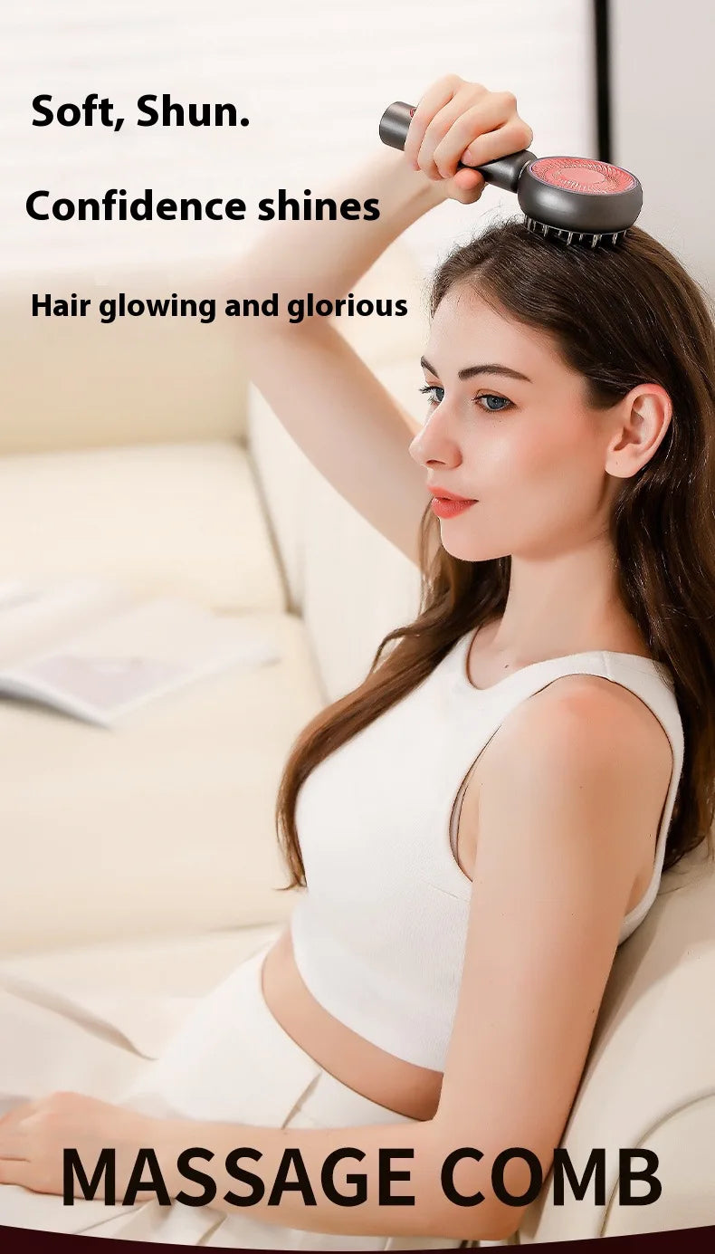 Scalp Massaging BrushShiatsu Hair Scalp Massager Electric Massager for Scalp & Hair Handheld Portable Massager Deep Muscle Relax