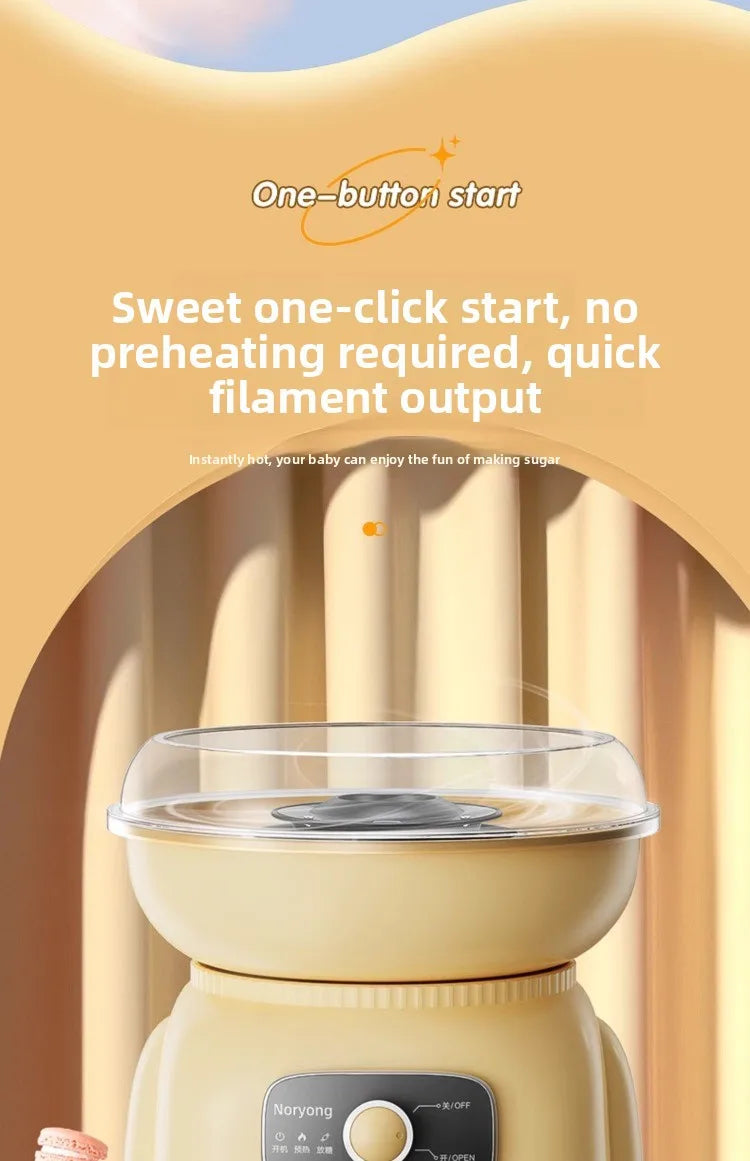 Cotton candy machine children's fully automatic cotton candy making machine handmade mini fancy colored sugar Christmas gift