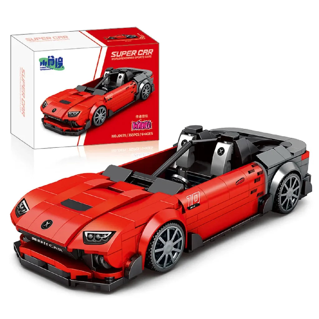11 Types Speed Champions Car Hypercar Building Blocks MOC Construction Bricks Famous Sport Vehicle Toys Gift For Children Kids