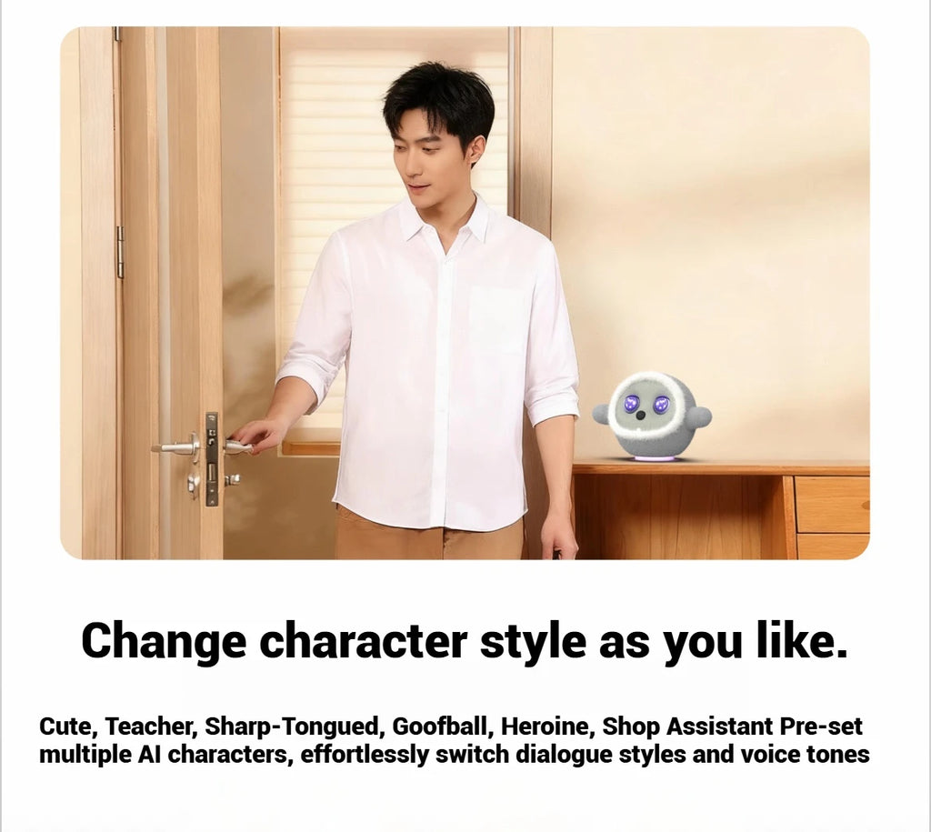 AI Robotic Pet for Adults AI Companion ChatGPT Dialogue Touch Interaction Little Assistant of Life Support Role Switching