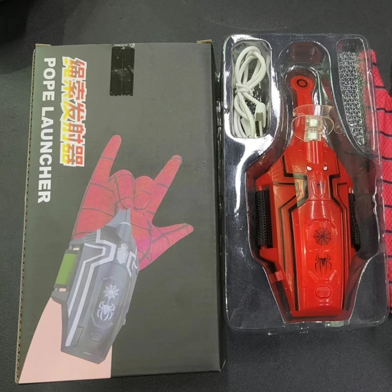 Spiderman Mask Eyes Movable Remote Control Peter Parker Spiderman Toys Children Halloween Cosplay Costume Mask Christmas Gifts