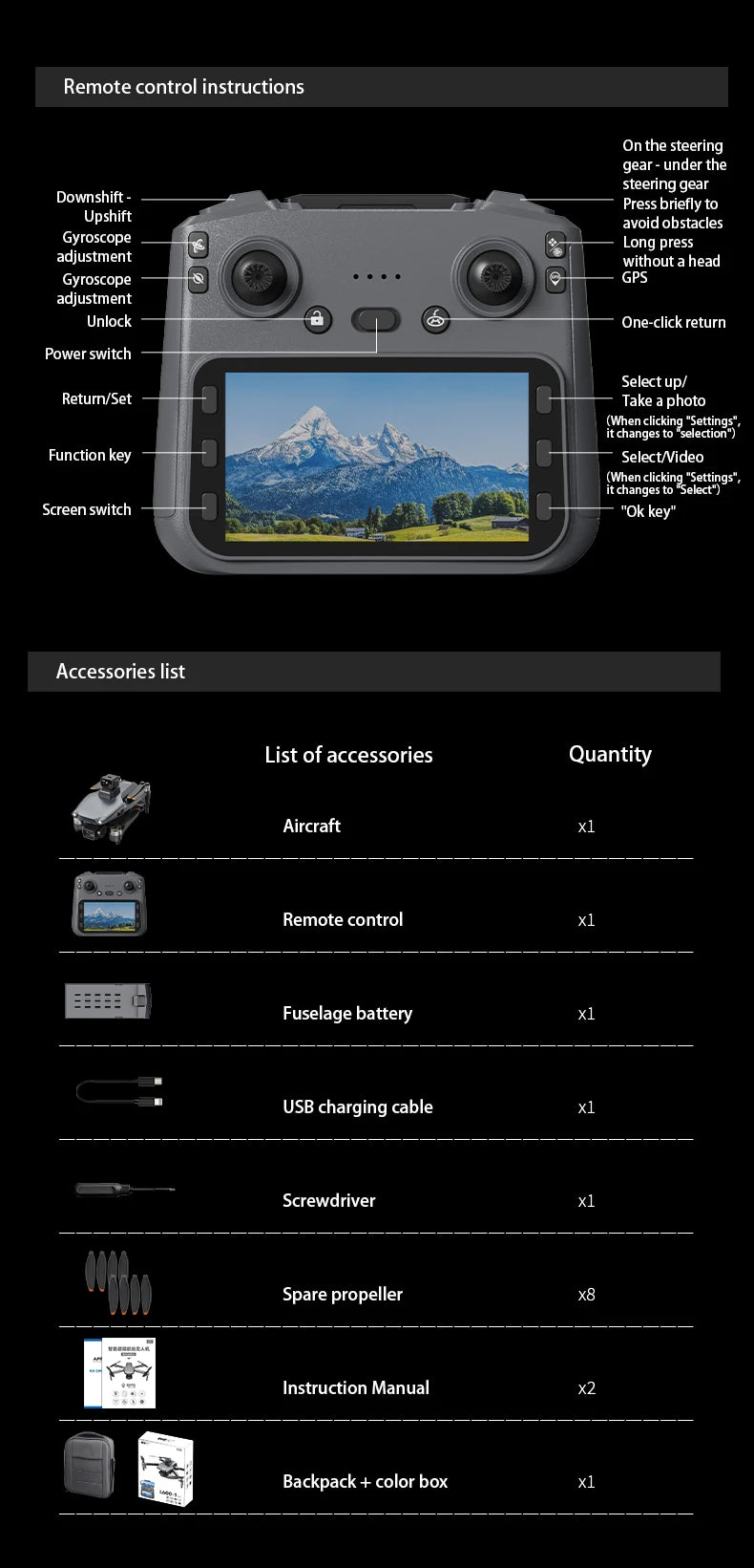 L600 Pro MAX Drone 4K Professional HD Camera 3-Axis Gimbal GPS Security Dron Obstacle Avoidance WIFI FPV UVA RC Quadcopter Toys