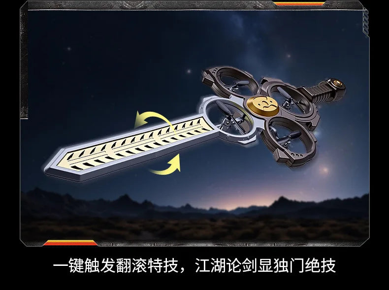 Hot Gesture Remote Control Flying Sword Flying Aircraft Flying Sword Stunt Aircraft Rolling One Key Lift Boy Christmas Toy Gift