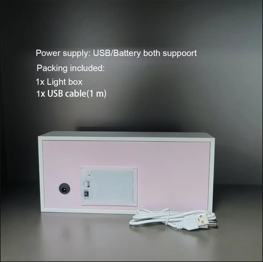 Anime Light Box Led Strip Lights Anime Eyes Shadow Box Picture Frame 3D Paper Carving Usb Table Lamp Mood Light Room Decor Gift