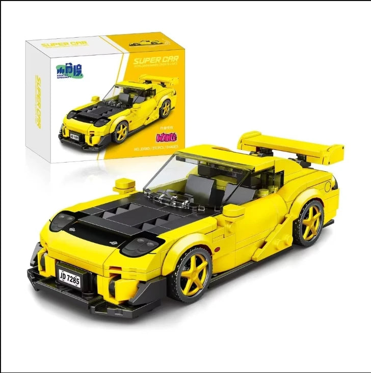 11 Types Speed Champions Car Hypercar Building Blocks MOC Construction Bricks Famous Sport Vehicle Toys Gift For Children Kids