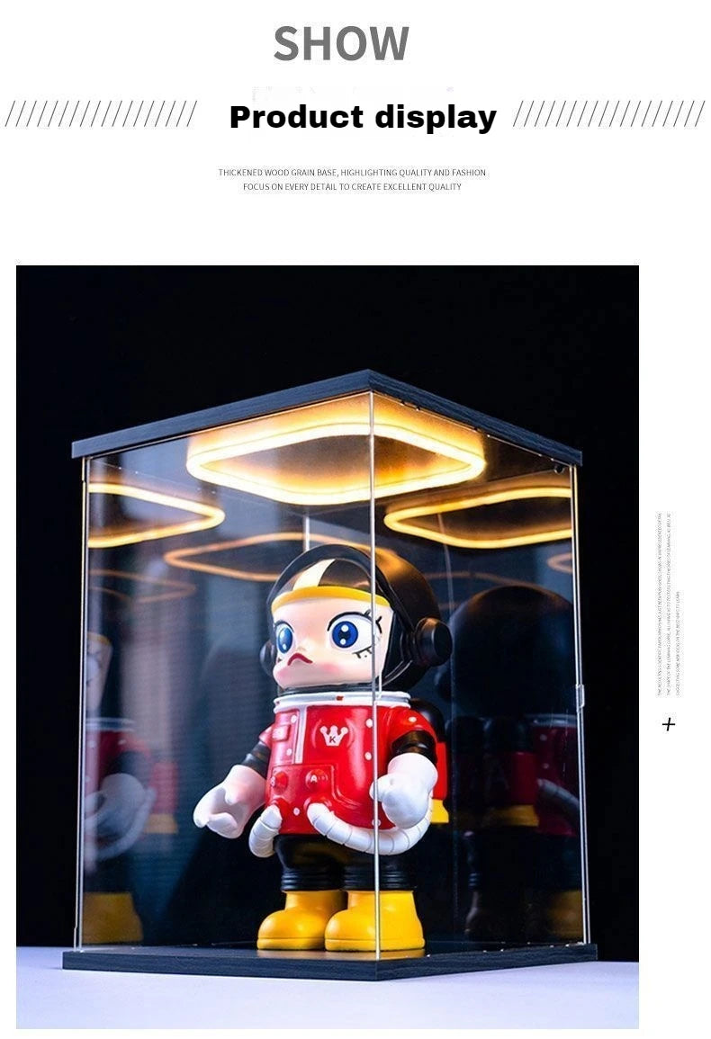 Animation Around The Hand-Held Special Display Box High-Value Light Can Open The Door Hand-Held Doll Toy Display Box Storage Box