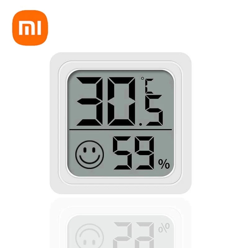 Xiaomi 1/4pcs Mini LCD Digital Thermometer Hygrometer Indoor Room Temperature Humidity Meter Sensor Gauge Weather Station Set