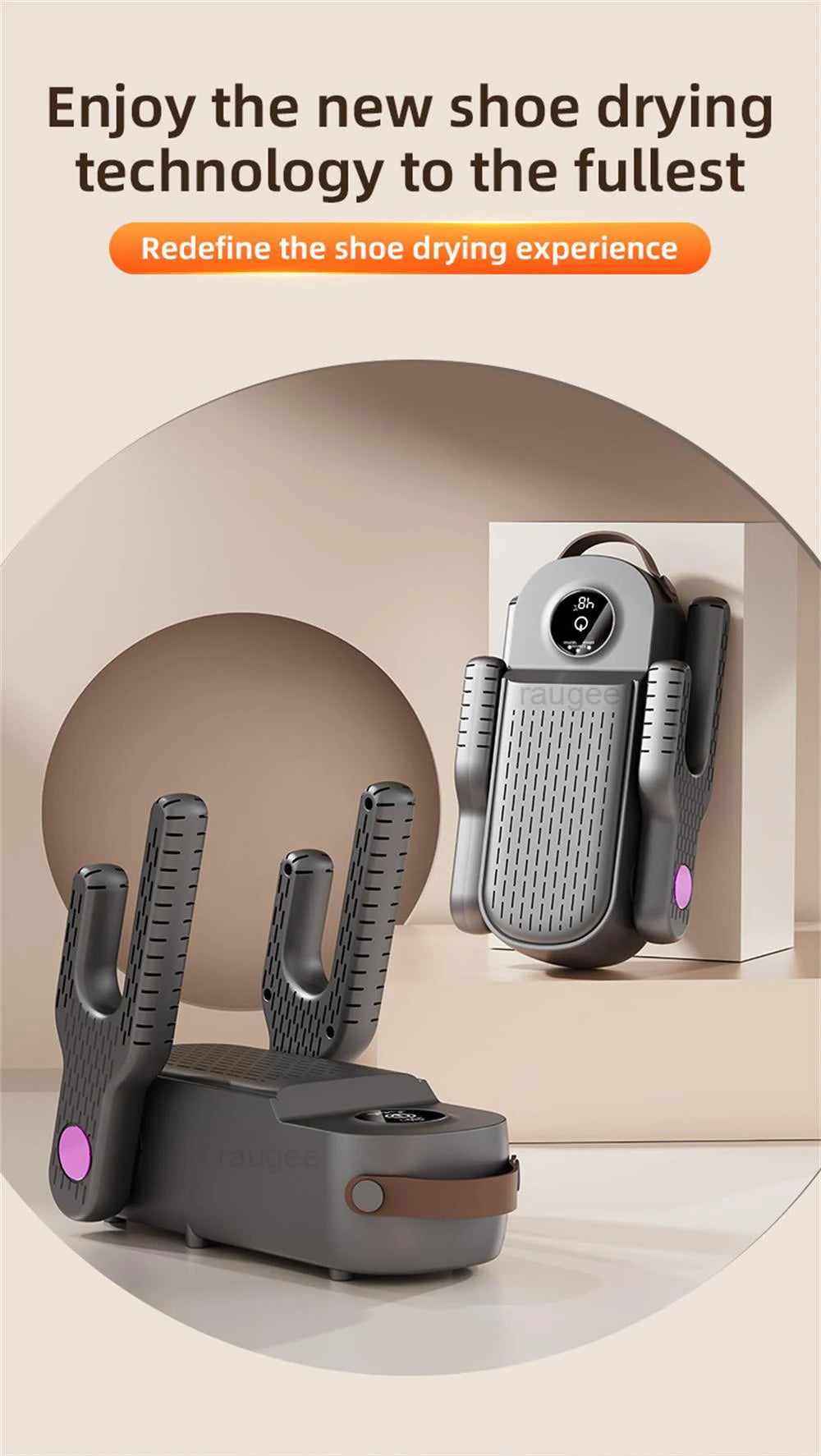 Footwear Dryer Dual Bracket Electric Shoe Dryer Fast Drying for Shoes Socks Gloves Football Boots Dryer Footwear Dryer